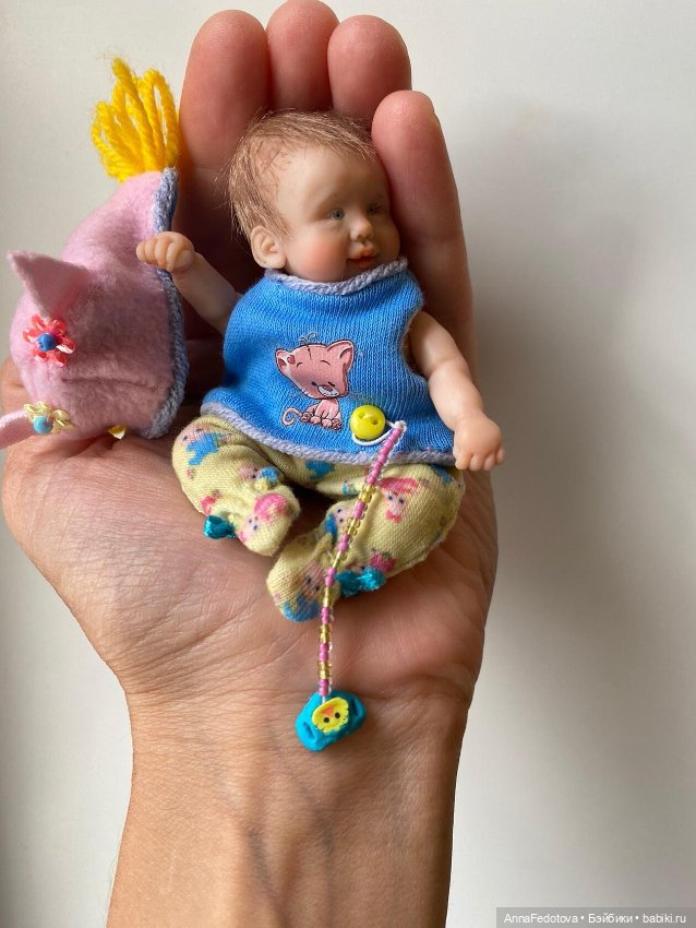 Мои младенчики — Авторские миниатюрные куклы: лепка (фото 2)