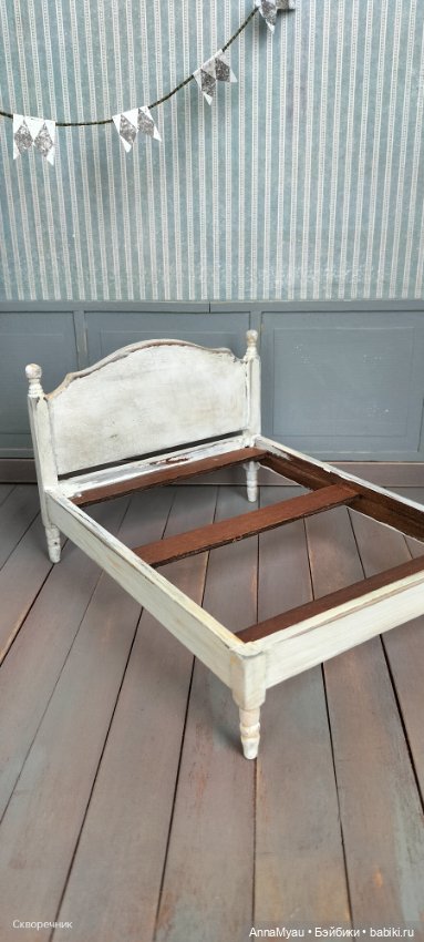 Кроватки 1/12 — Мебель для кукол и домиков: фото (фото 10)