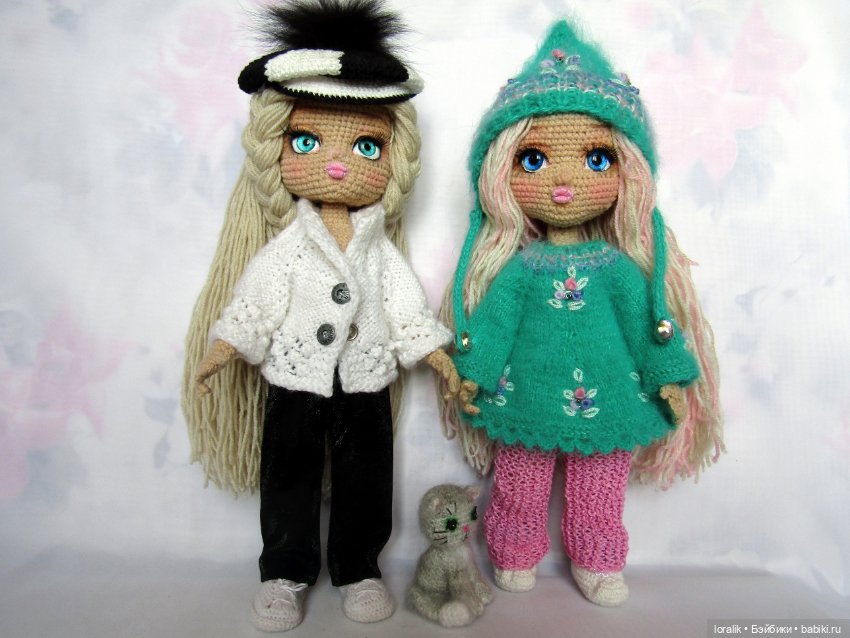 Девчонки Петельки! Куколки, связанные из клубка ниток в технике амигуруми (фото 5)