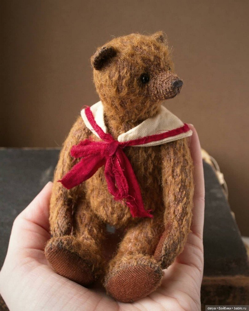 Мишка тедди Элли с выкройкой, автор Татьяна Звягина