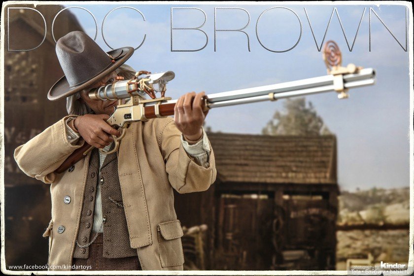 Фотосет фигурки Доктора Брауна - Hot Toys (фото 4)