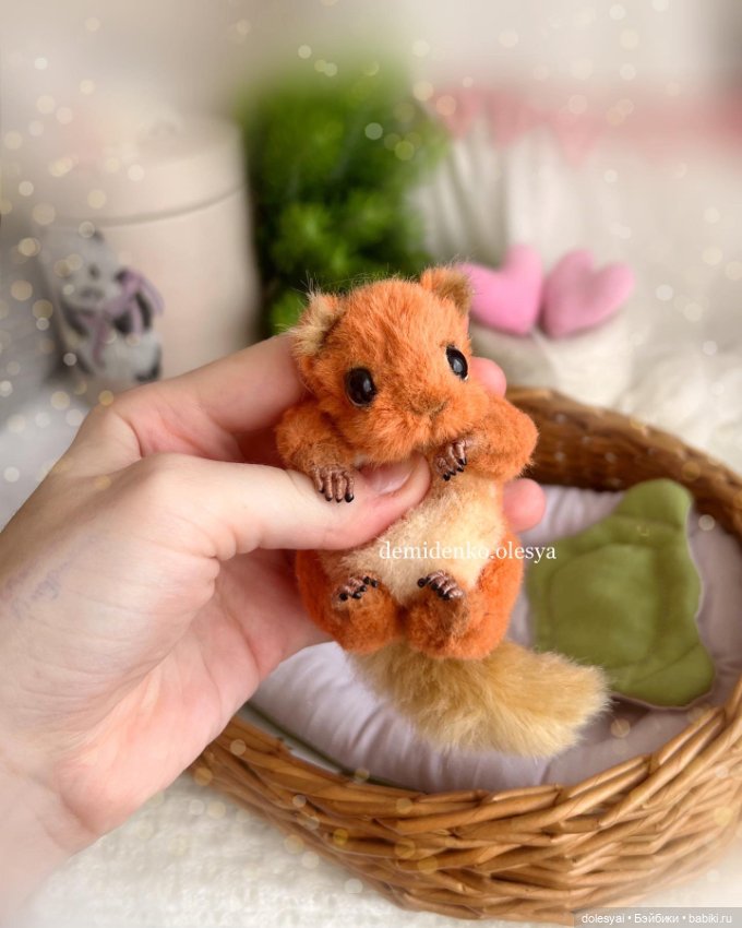 Бельчонок Фантик 🐿️✨🌸 — Авторские мишки Тедди и друзья: фото (фото 3)