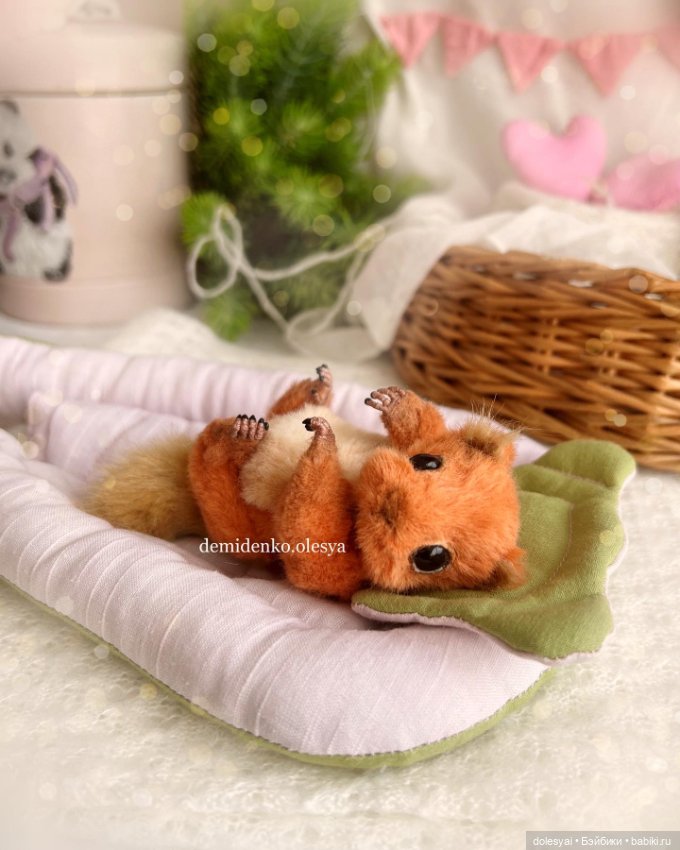 Бельчонок Фантик 🐿️✨🌸 — Авторские мишки Тедди и друзья: фото (фото 4)