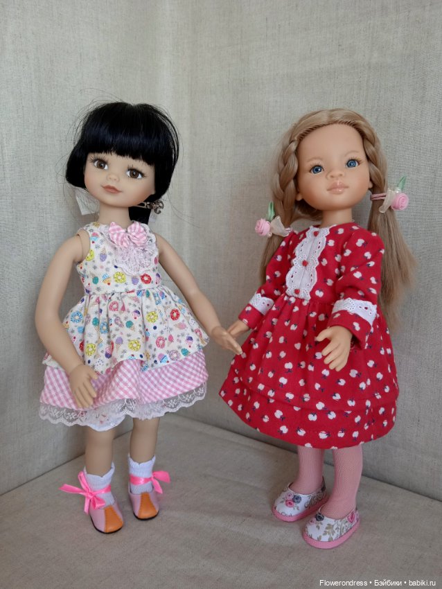 Сравнение параметров кукол Paola Reina с куклами Faith and Friends от Robin Woods