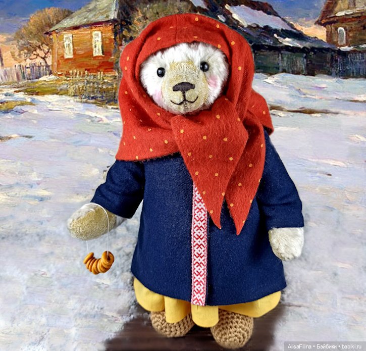 Мишка Тедди Марфа готовится к Масленице (фото 3)