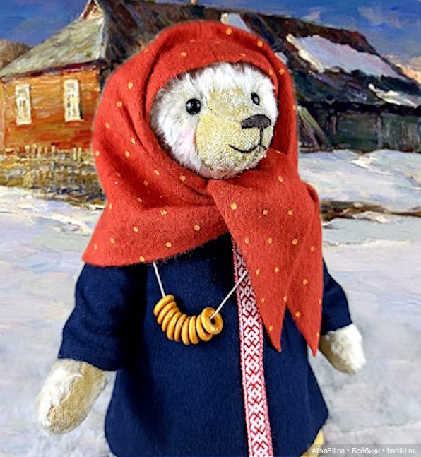 Мишка Тедди Марфа готовится к Масленице (фото 4)