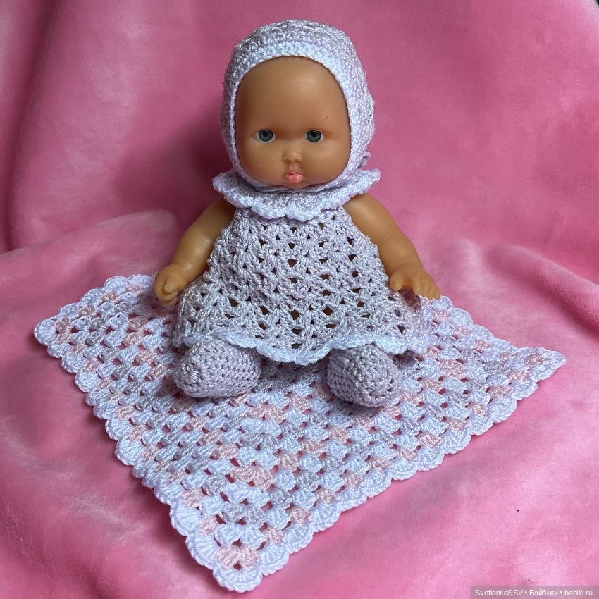 Вязаные платьица — Одежда и обувь для кукол своими руками: фото (фото 10)