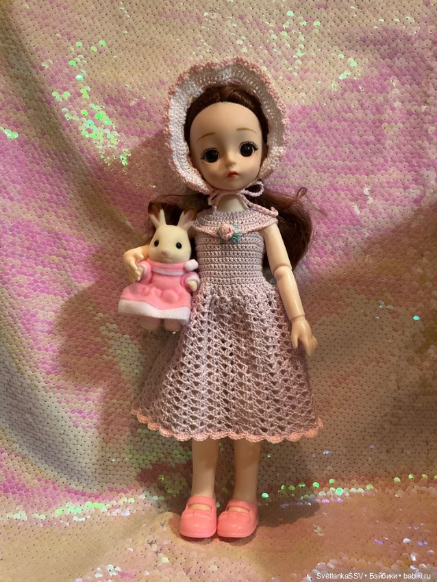 Вязаные платьица — Одежда и обувь для кукол своими руками: фото (фото 4)