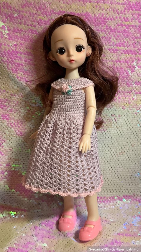 Вязаные платьица — Одежда и обувь для кукол своими руками: фото (фото 2)