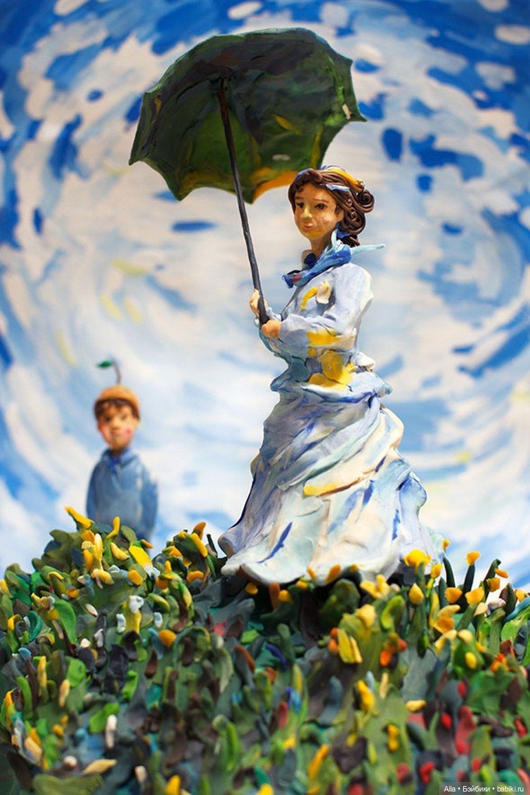 Пластилиновые работы Valentin Falconi