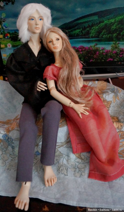 Первая кукла и ангел — Авторские шарнирные куклы своими руками: лепка (фото 4)