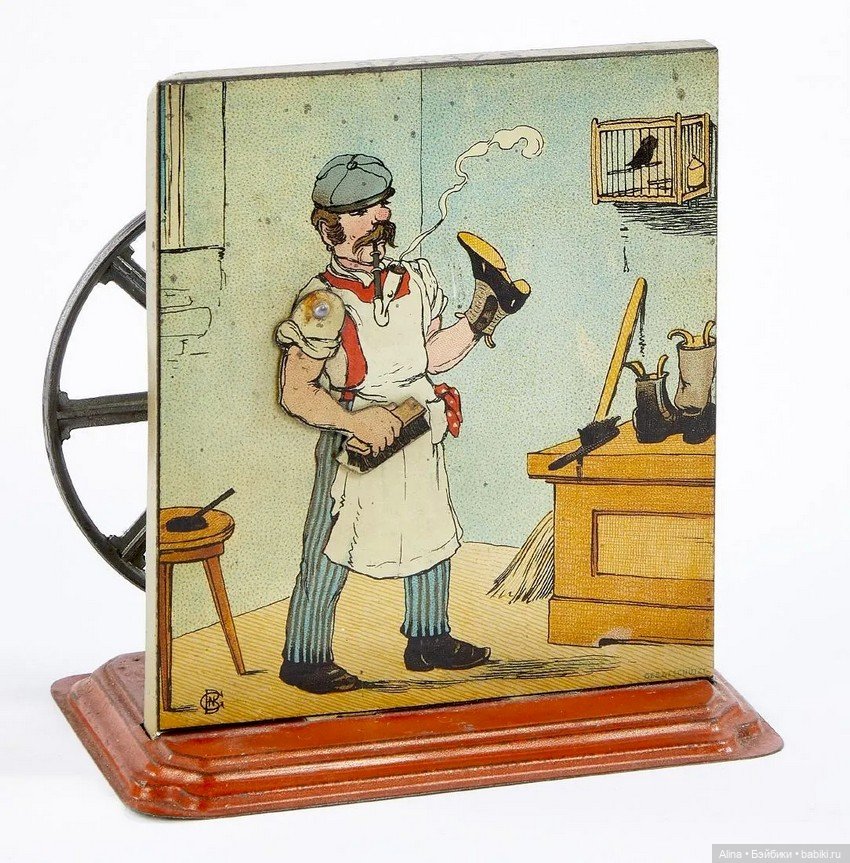 Оживающие картинки - старинные механические игрушки (фото 7)