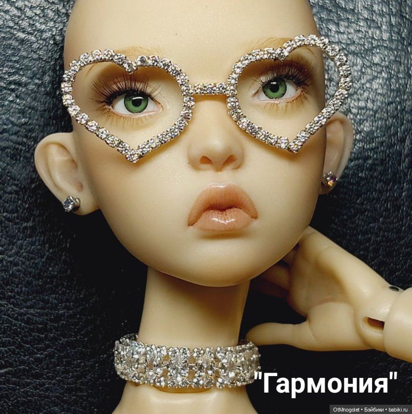 Новиночки очки и серьги с цирконием 1 мм (фото 6)