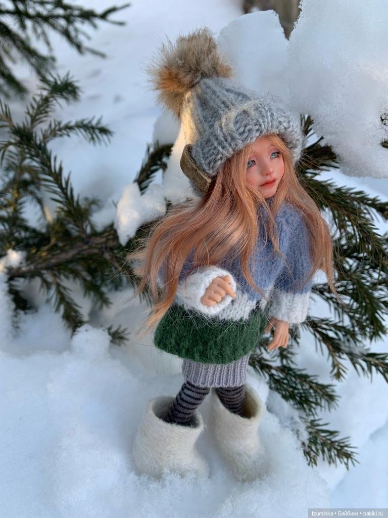 Авторские куклы Жу и Пики за городом (фото 7)