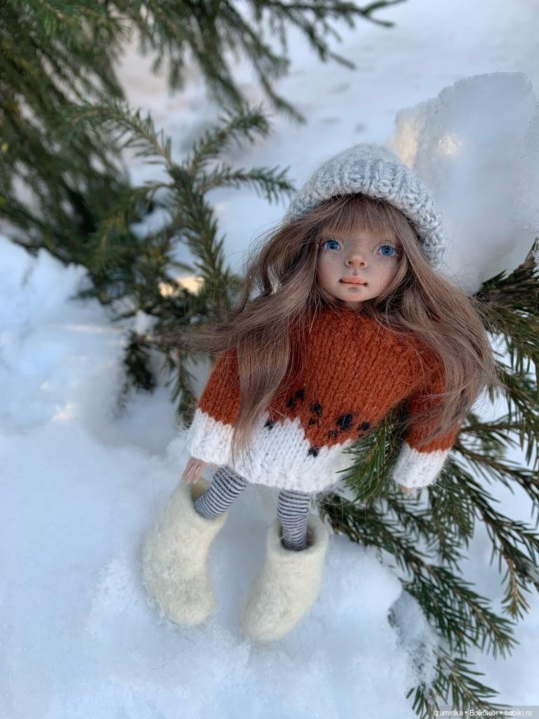 Авторские куклы Жу и Пики за городом