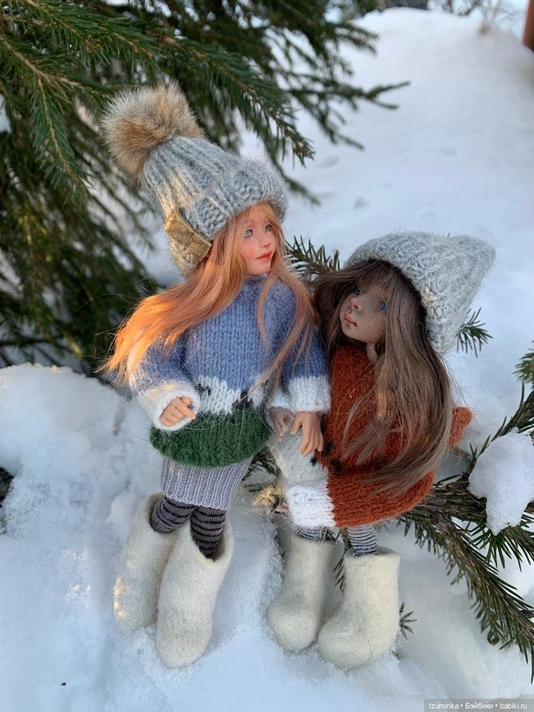 Авторские куклы Жу и Пики за городом (фото 10)