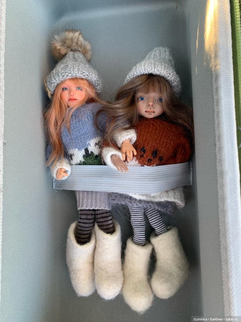 Авторские куклы Жу и Пики за городом