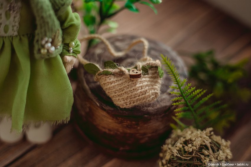 Айви - девочка из леса — Авторские текстильные куклы: Вальдорфские (фото 6)