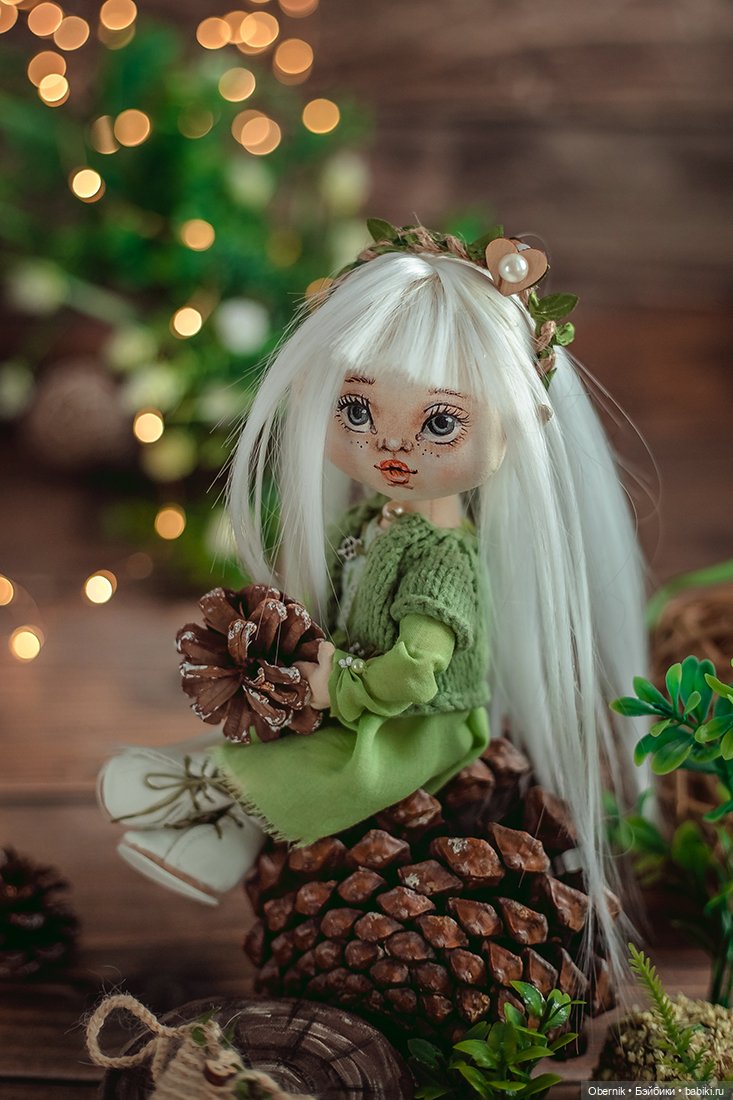 Айви - девочка из леса — Авторские текстильные куклы: Вальдорфские (фото 7)