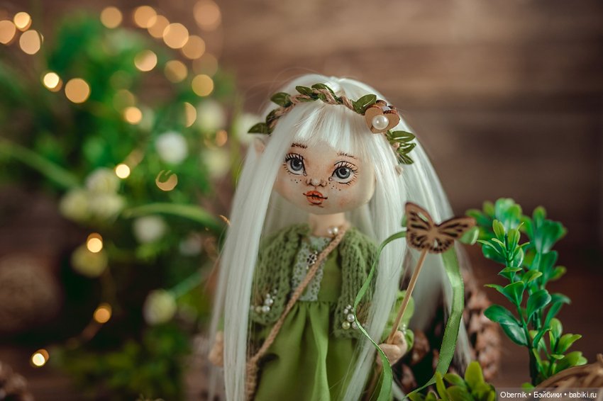 Айви - девочка из леса — Авторские текстильные куклы: Вальдорфские (фото 3)
