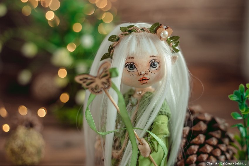 Айви - девочка из леса — Авторские текстильные куклы: Вальдорфские (фото 5)