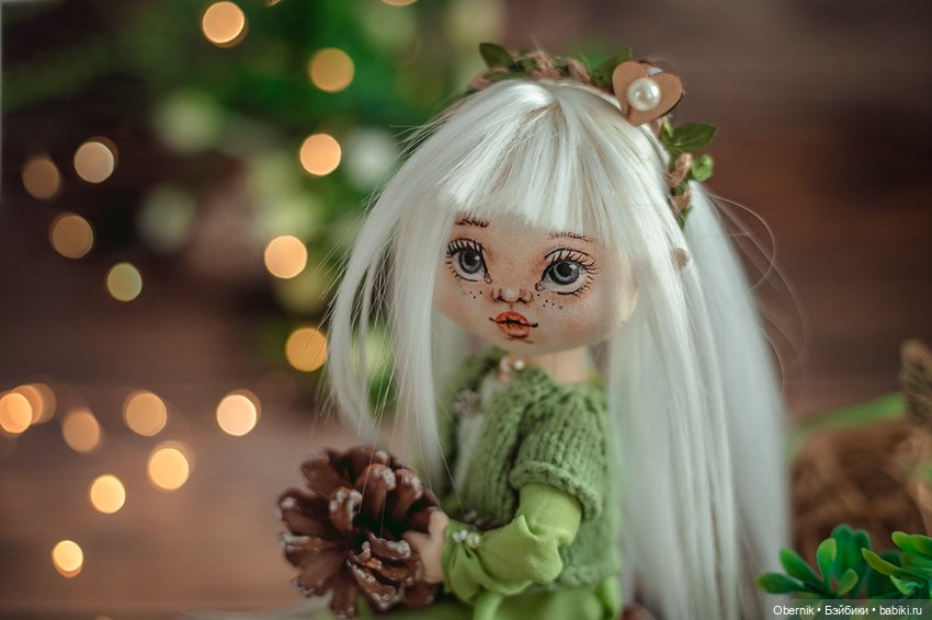 Айви - девочка из леса — Авторские текстильные куклы: Вальдорфские (фото 8)