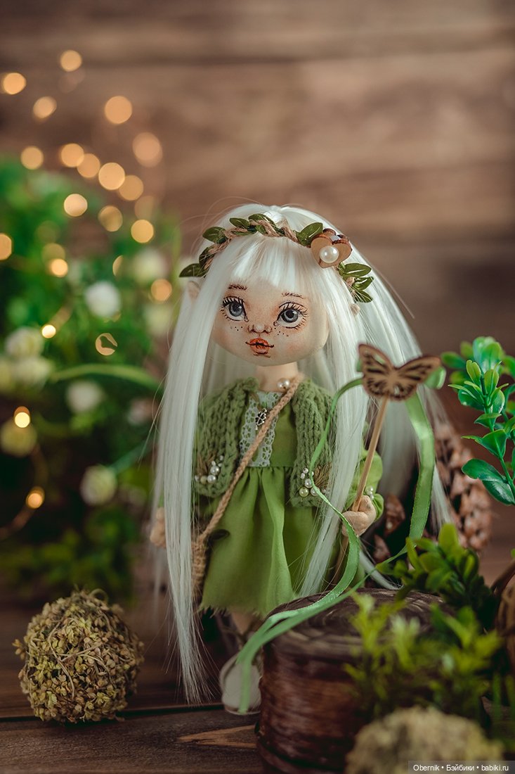 Айви - девочка из леса — Авторские текстильные куклы: Вальдорфские (фото 2)