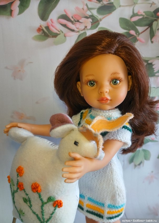 Вязаное платье в полосочку (фото 3)