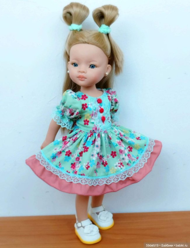 Шитые платья для паолочек с весенне-летним принтом (фото 9)