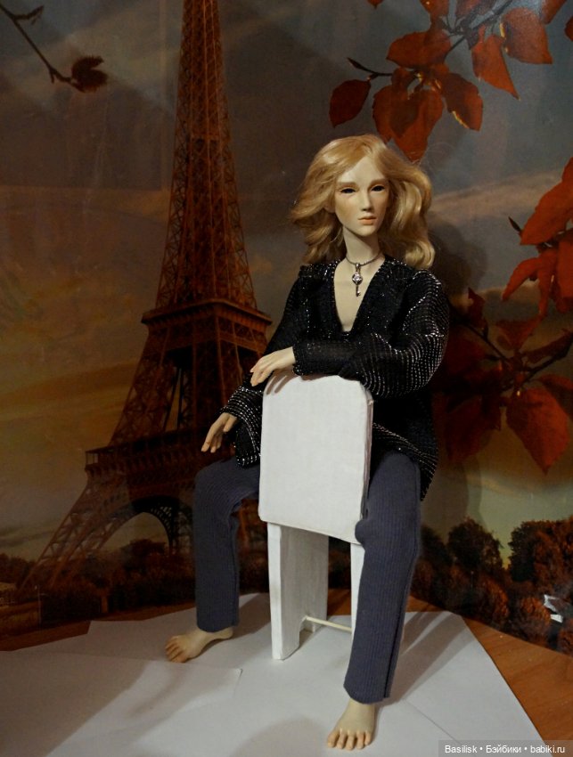 Юноша 08 — Авторские шарнирные куклы своими руками: лепка (фото 9)