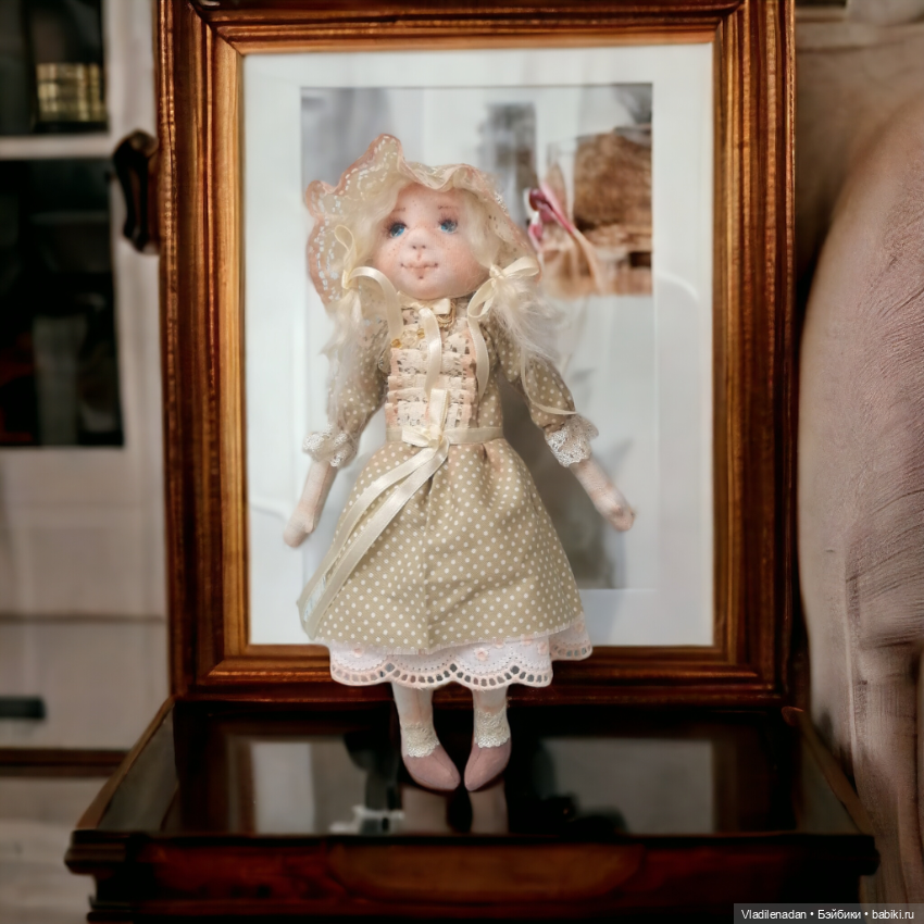 Текстильная интерьерная кукла (фото 3)