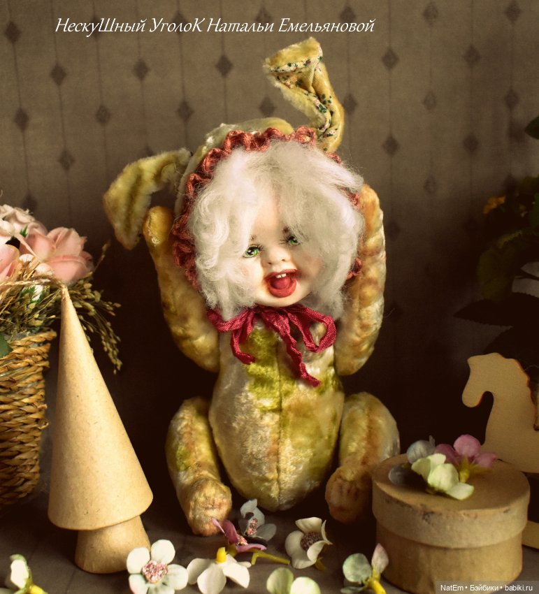 Зайка Тедди долл — Авторские куклы Тедди