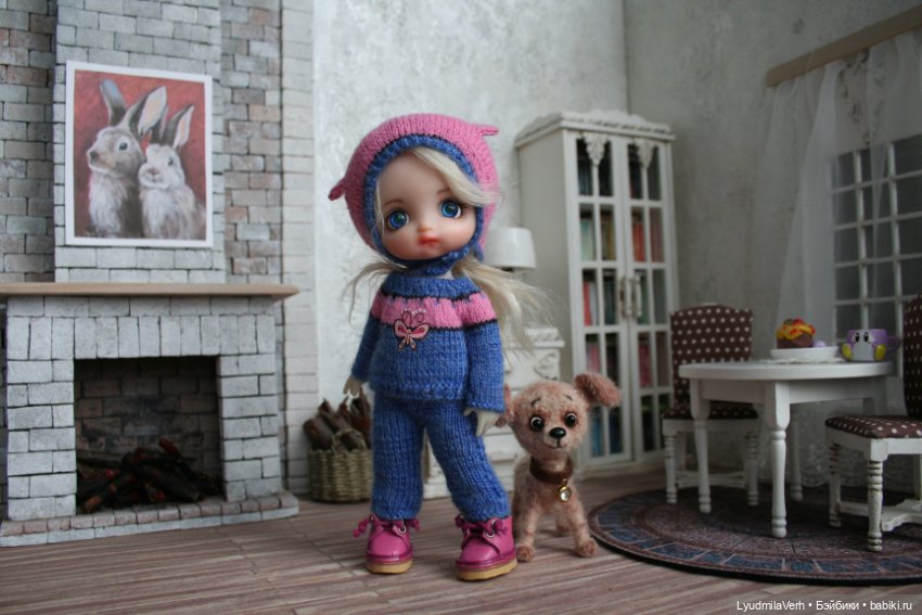 Синий цвет — Куклы Baboliy (Баболи (фото 3)