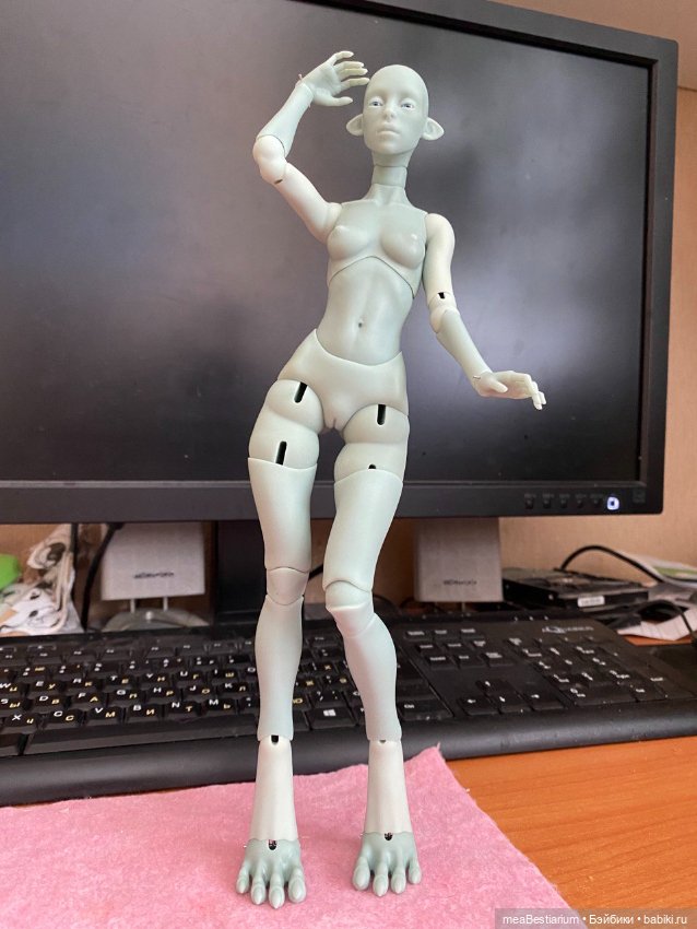 Эволюция моей "Химеры" — Авторские шарнирные куклы своими руками: лепка