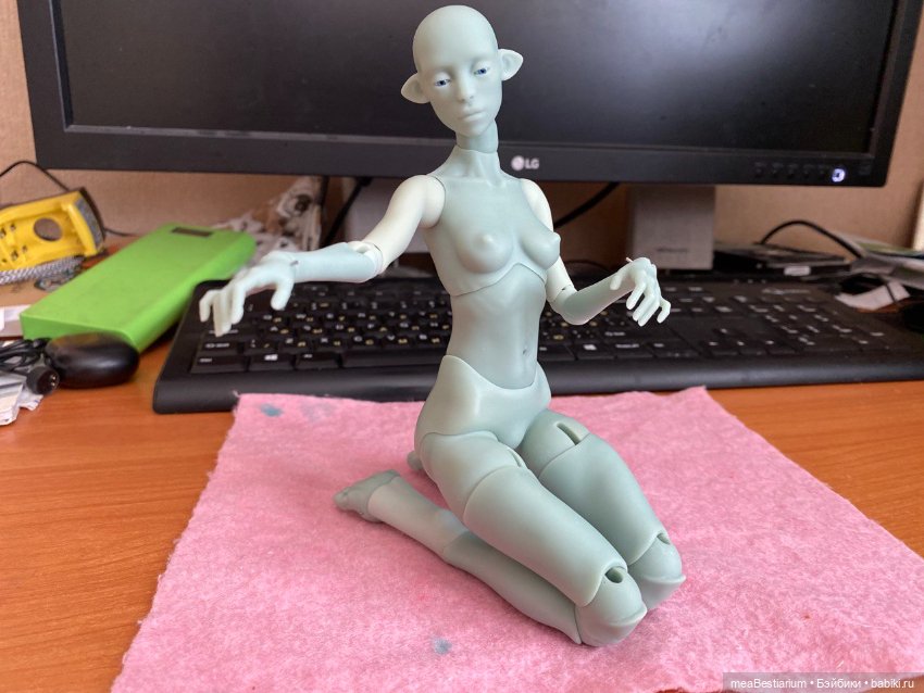 Эволюция моей "Химеры" — Авторские шарнирные куклы своими руками: лепка