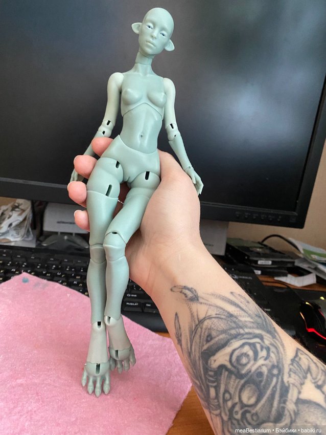 Эволюция моей "Химеры" — Авторские шарнирные куклы своими руками: лепка