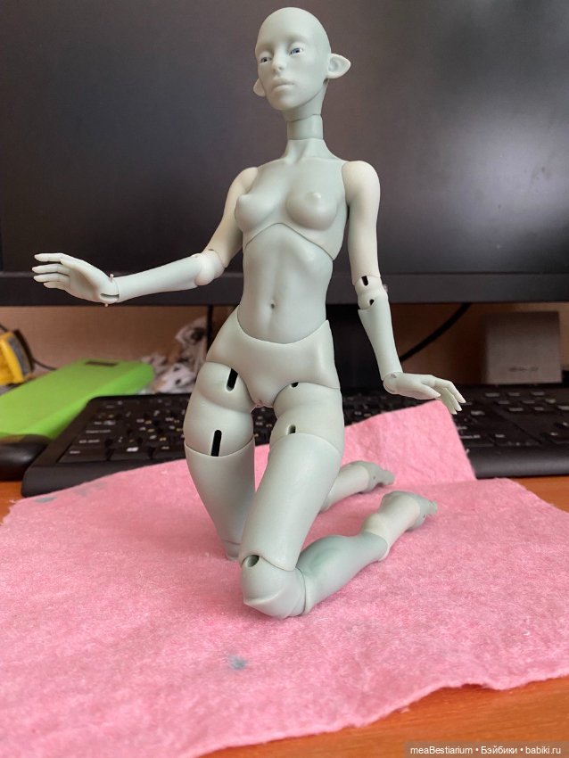 Эволюция моей "Химеры" — Авторские шарнирные куклы своими руками: лепка