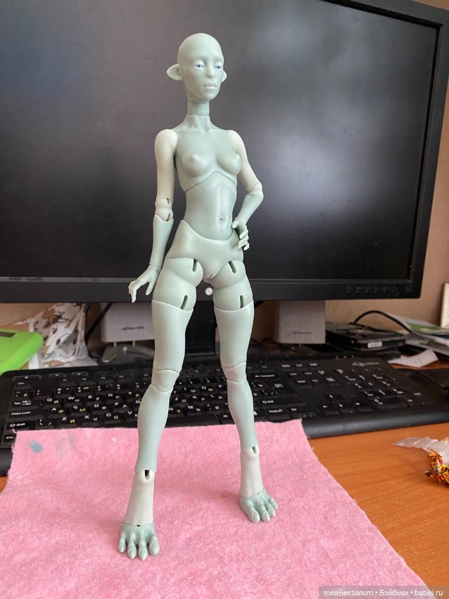 Эволюция моей "Химеры" — Авторские шарнирные куклы своими руками: лепка