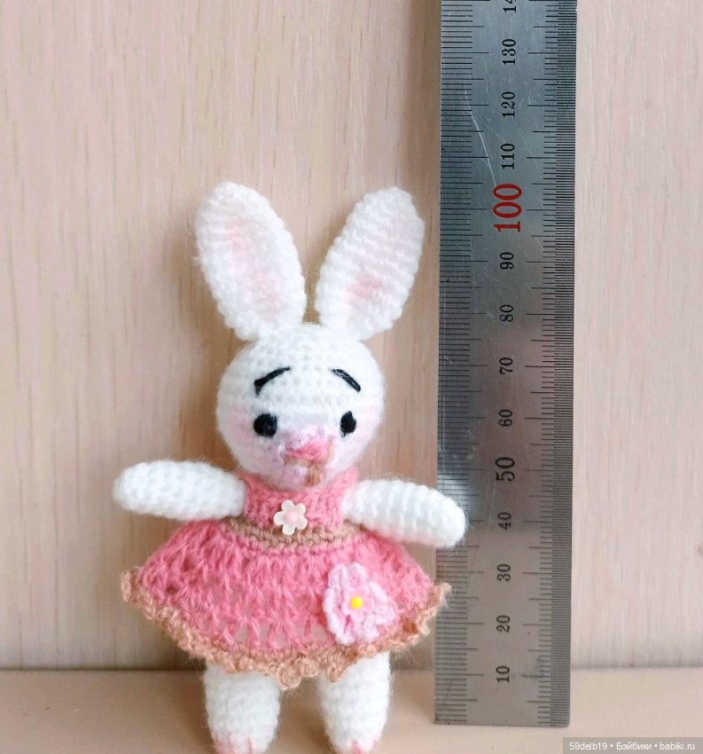 Новый зайка для паолочек — Вязаные игрушки и амигуруми: крючком (фото 2)