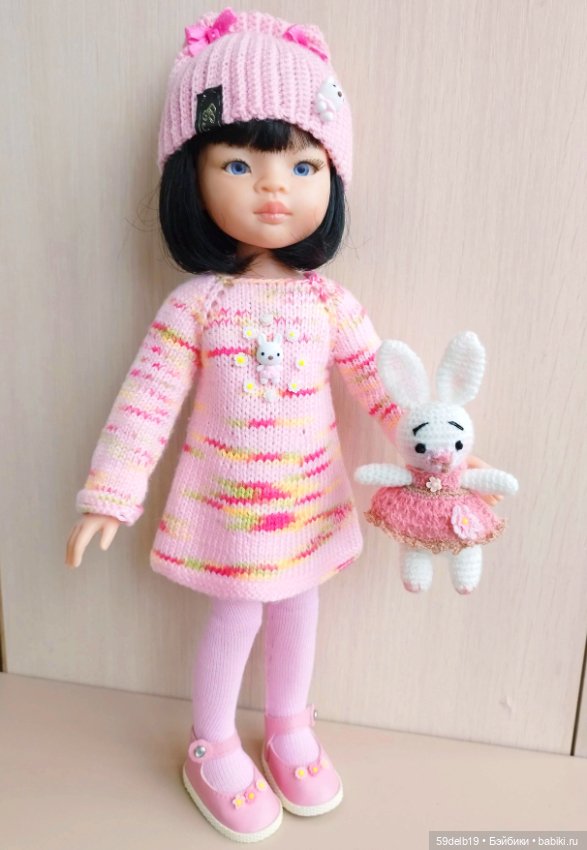 Новый зайка для паолочек — Вязаные игрушки и амигуруми: крючком (фото 9)