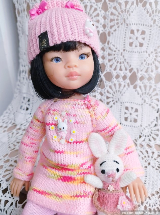 Новый зайка для паолочек — Вязаные игрушки и амигуруми: крючком (фото 4)