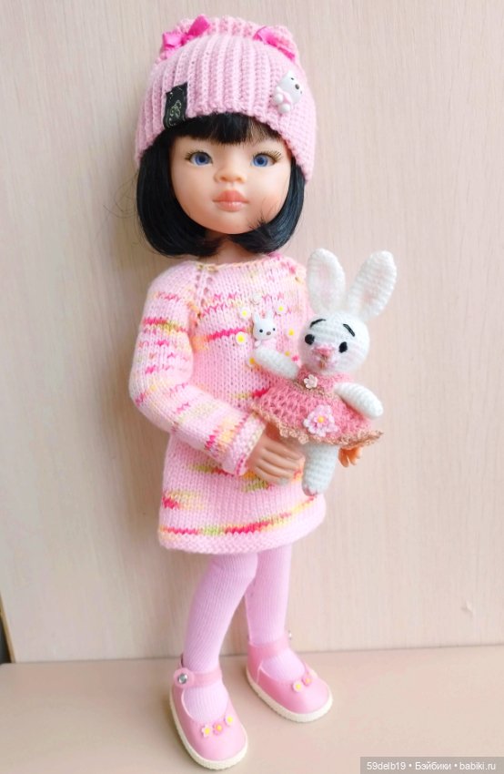 Новый зайка для паолочек — Вязаные игрушки и амигуруми: крючком (фото 6)