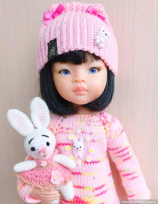 Новый зайка для паолочек — Вязаные игрушки и амигуруми: крючком (фото 8)