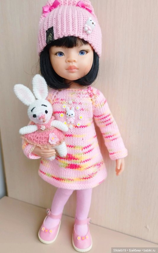 Новый зайка для паолочек — Вязаные игрушки и амигуруми: крючком (фото 7)