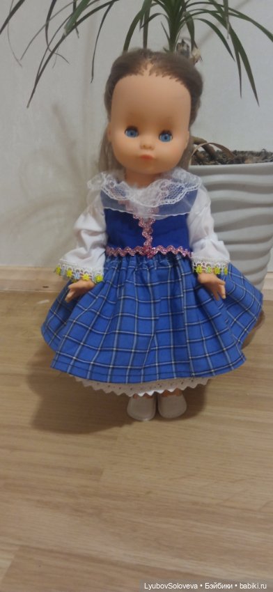 Новое платье для малышки — Ремонт кукол СССР и ГДР (немок): чернота (фото 2)