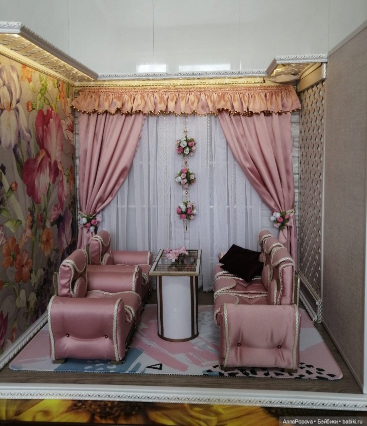 Румбокс "Розовый вечер" — Румбоксы и кукольные интерьеры: фото (фото 2)