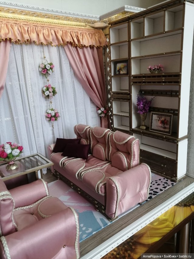 Румбокс "Розовый вечер" — Румбоксы и кукольные интерьеры: фото (фото 4)