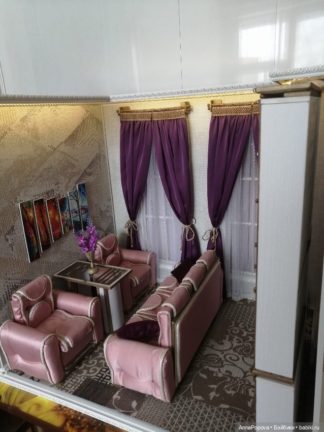 Румбокс "Розовый вечер" — Румбоксы и кукольные интерьеры: фото (фото 9)