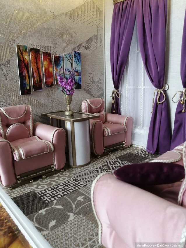 Румбокс "Розовый вечер" — Румбоксы и кукольные интерьеры: фото (фото 7)