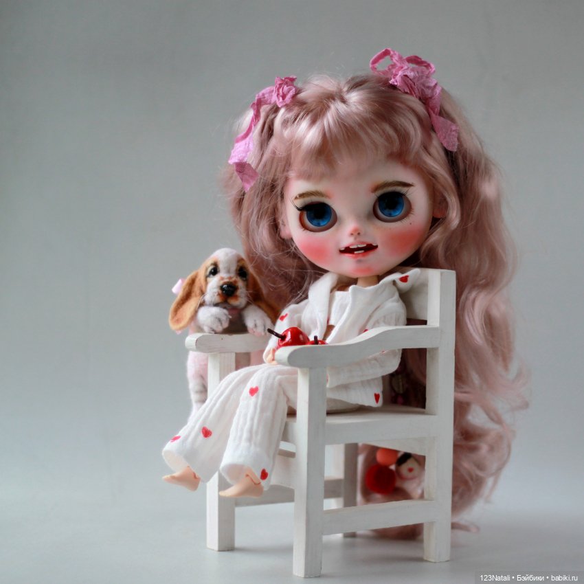 Девочка и щенок — ООАК и репейнт игровых кукол: Bratz (фото 6)